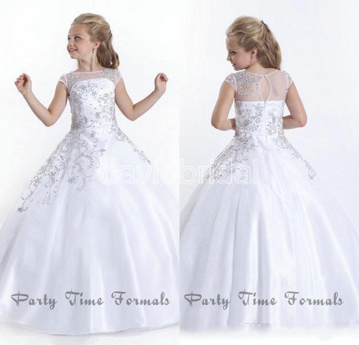 Lovely Jewel Neck Beads Flower Girl Dresses Appliques A Line Girls Pageant Dress Kids Formal Wear First Communion Dress, White;blue
Lovely Jewel Neck Beads Flower Girl Dresses Appliques A Line Girls Pageant Dress Kids Formal Wear First Communion Dress, White;blue