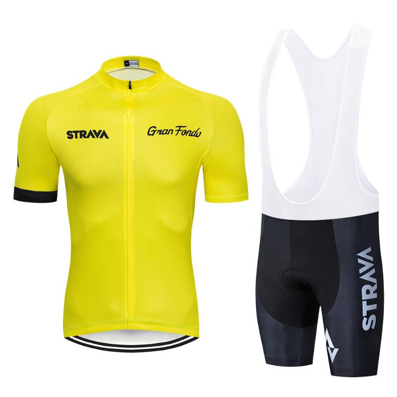 Yellow STRAVA Cycling Jerseys TEAM Maglia ciclismo Pantaloncini imposta 2020 New Summer Bicycle Clothing Gel Short Sets, 07
Yellow STRAVA Cycling Jerseys TEAM Maglia ciclismo Pantaloncini imposta 2020 New Summer Bicycle Clothing Gel Short Sets, 07