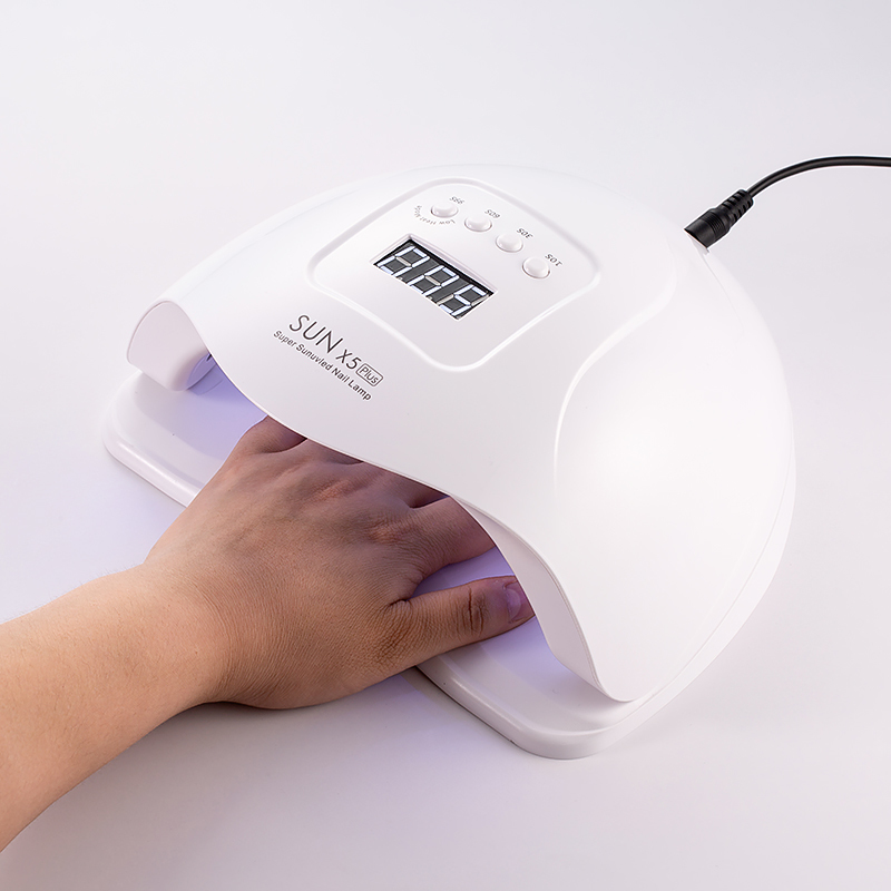 High Quality 54W UV Lamp SUN X5 Nail Polish LED White Light Infrared sensor Drying Fingernail Toenail LY191228