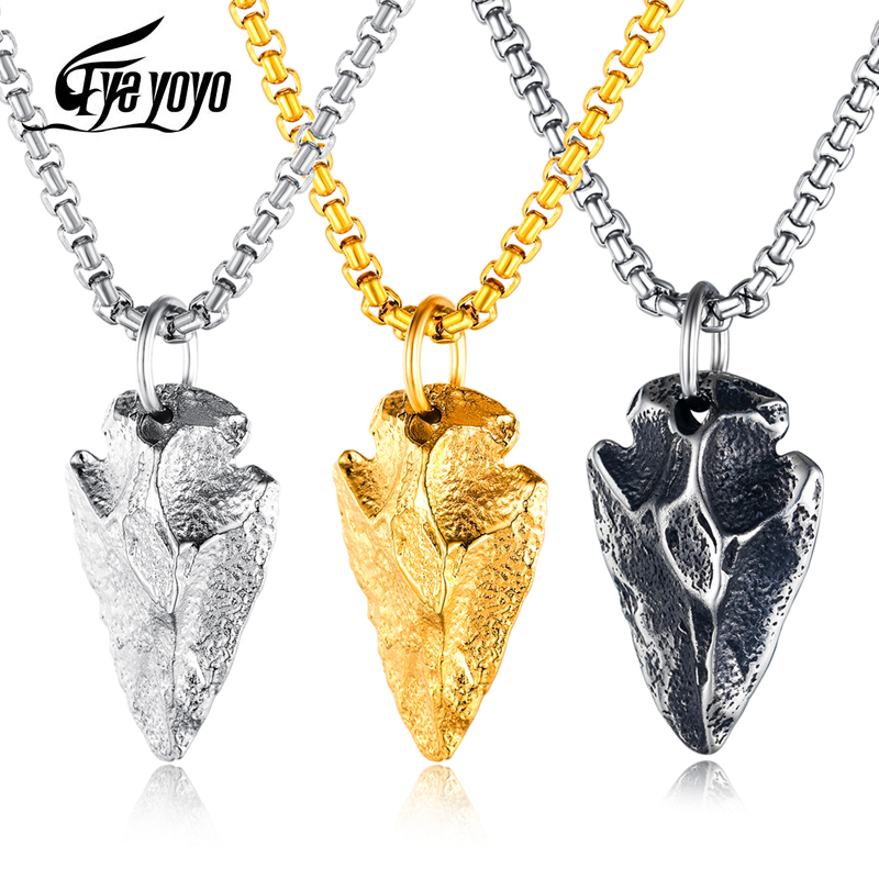 Pendant Necklaces EyeYoYo Men Viking Original Rune Stone Arrow Stainless Steel Necklace Vintage Nordic Warrior Jewelry
Pendant Necklaces EyeYoYo Men Viking Original Rune Stone Arrow Stainless Steel Necklace Vintage Nordic Warrior Jewelry