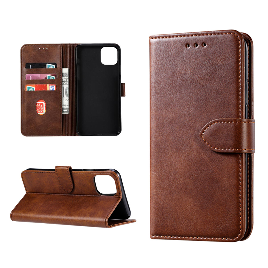 For IPhone 11 12 PRO XS Max Wallet Case Retro Leather Flip Stand Cell Phone Bag With Credit Card Slots, Dark brown
For IPhone 11 12 PRO XS Max Wallet Case Retro Leather Flip Stand Cell Phone Bag With Credit Card Slots, Dark brown