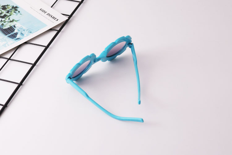 6 Colors Fashion Baby Girls Sunglasses Children Round Flower Sun Glasses Eyewear Summer Toddler Kids Accessories M1709 Z260305