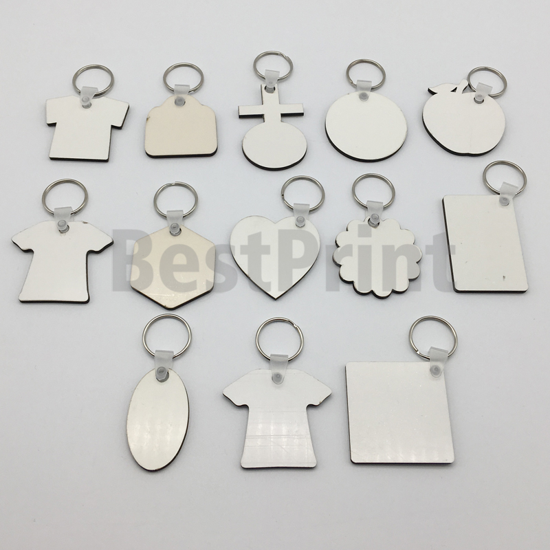 DIY sublimation printing double sided blank MDF sublimation keychains
DIY sublimation printing double sided blank MDF sublimation keychains
