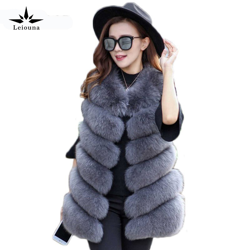 Leiouna Thick Warm Fur Mink O-Neck Fashion Womens Sleeveless Coats Vest Fur Long 2020 Winter Women Coat
Leiouna Thick Warm Fur Mink O-Neck Fashion Womens Sleeveless Coats Vest Fur Long 2020 Winter Women Coat