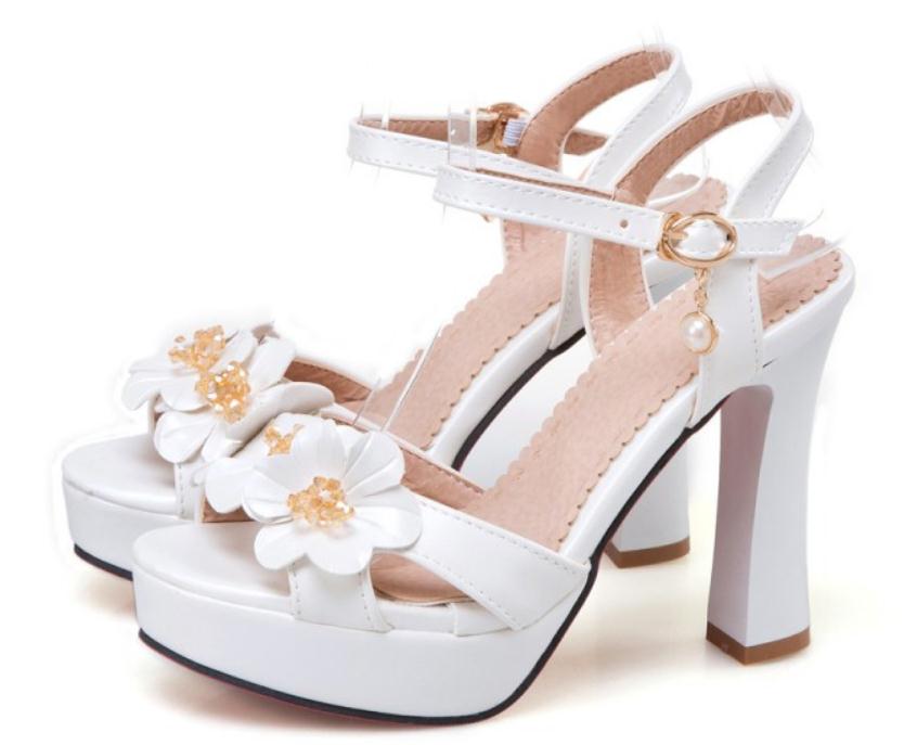2019 Women's Sandals in Summer with New style High heel Coarse heel waterproof table@40, Pink
2019 Women's Sandals in Summer with New style High heel Coarse heel waterproof table@40, Pink
