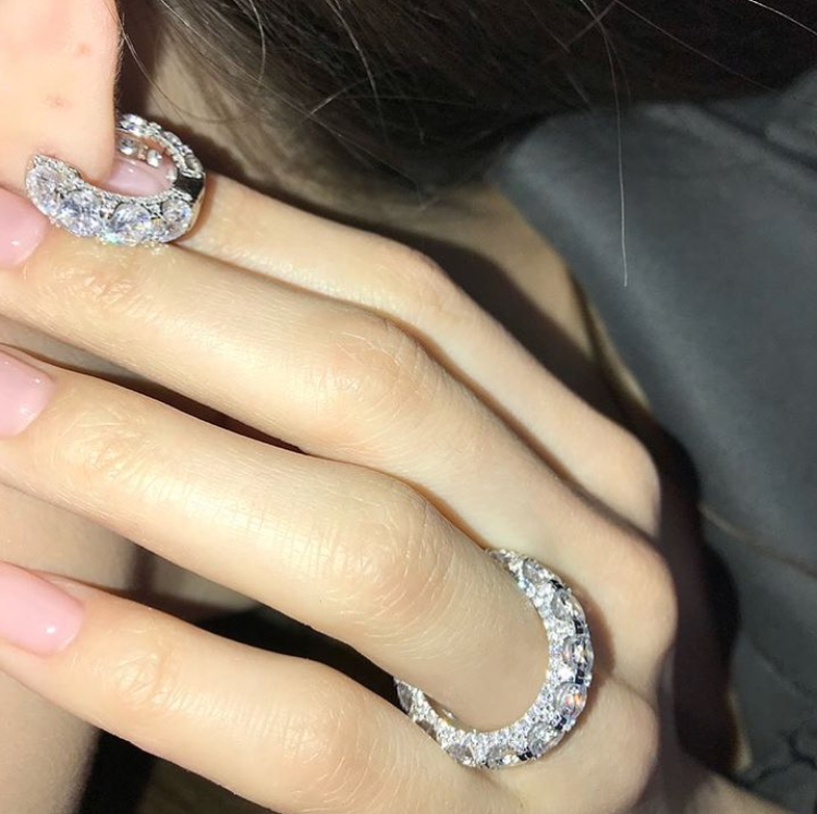 Fashion- New Multi Layer Cubic Zircon Micro Paved Full CZ Hoop Earrings for Women Korean jewelry 925 Sterling Silver Jewelry