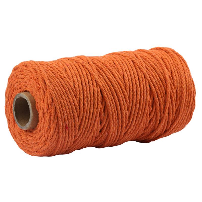 3.5MM x 100M Macrame Cotton Cord For Wall Hanging Dream Catcher Handmade Craft Art Macrame String Cotton Rope 0507#