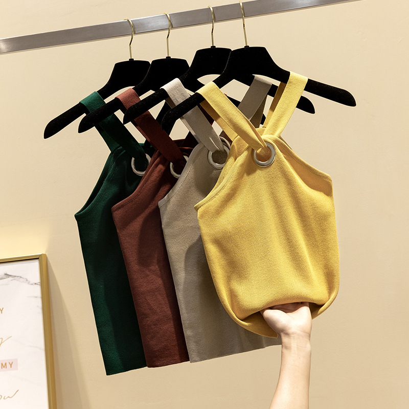 Strap sleeveless halter tops cross sexy tank tops knit camis female 2020 summer sexy sleeveless Slim shirt top camisole, Black
Strap sleeveless halter tops cross sexy tank tops knit camis female 2020 summer sexy sleeveless Slim shirt top camisole, Black