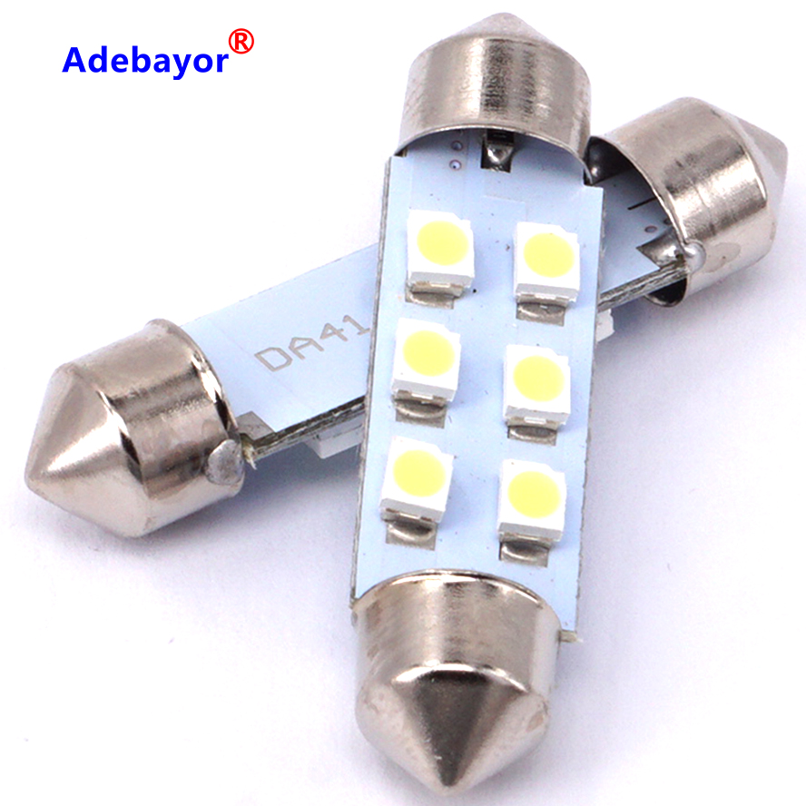Adebayor 200x Bright White Dome Festoon light c5w C10W Car led 3528 1210 6 SMD 41MM Auto Door Led Reading bulbs Glove Box, As pic
Adebayor 200x Bright White Dome Festoon light c5w C10W Car led 3528 1210 6 SMD 41MM Auto Door Led Reading bulbs Glove Box, As pic