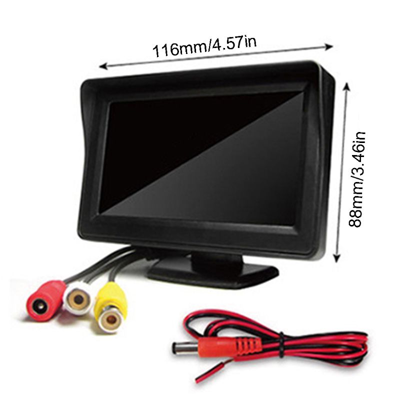 4.3 inch Car Monitor for Rear View Camera Screen Reverse Camera Monitor Display T8WF
4.3 inch Car Monitor for Rear View Camera Screen Reverse Camera Monitor Display T8WF