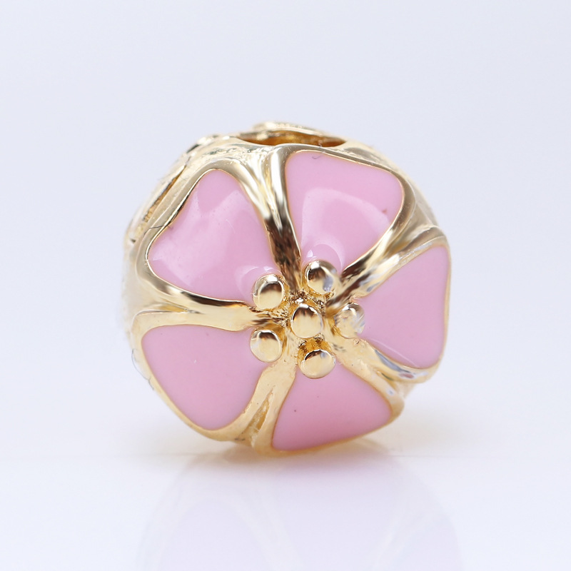 Cherry Blossom beads charms wholesale S925 sterling silver fits for pandora style charms bracelets free shipping
Cherry Blossom beads charms wholesale S925 sterling silver fits for pandora style charms bracelets free shipping