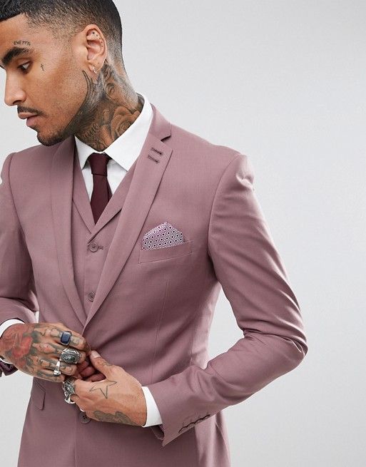 Gentleman Groom Wedding Tuxedos Mens Peaked Lapel Pants Suits Best Men Jacket Blazer Prom/Dinner 3 Pieces (Jacket+Vest+Pants)