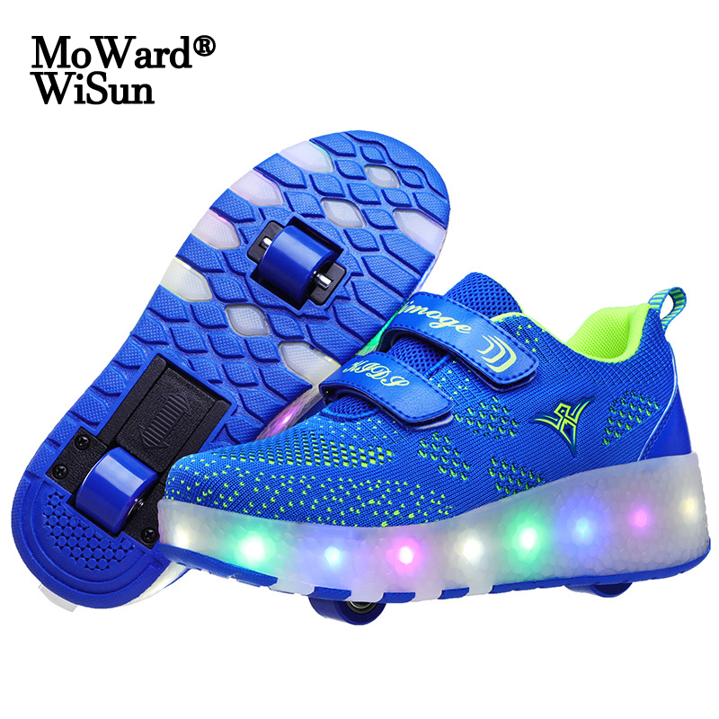 Size 28-43 Luminous Wheel Sneakers for Children Boys Girls Roller Skate Shoes with Lights Kids USB Rechargeable LED Wheels Shoes, B031-blackred
Size 28-43 Luminous Wheel Sneakers for Children Boys Girls Roller Skate Shoes with Lights Kids USB Rechargeable LED Wheels Shoes, B031-blackred