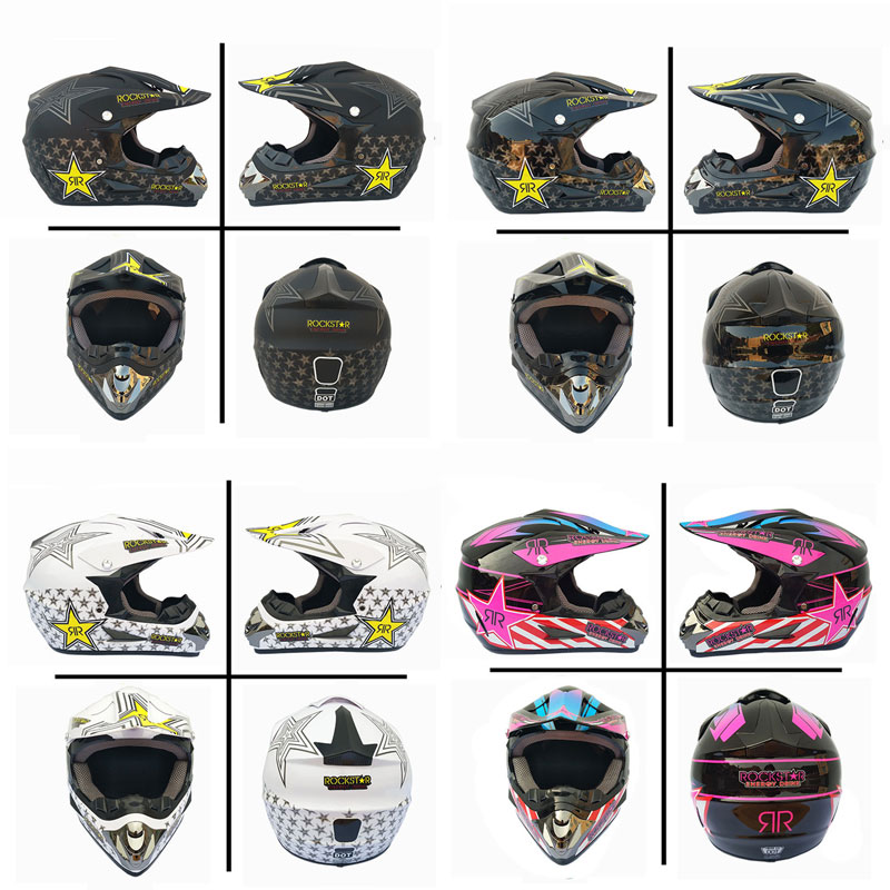 Motocross Helmet Off Road ATV Cross Helmets MTB DH Racing Motorcycle Dirt Bike Capacete with Goggles Mask Gloves Gift