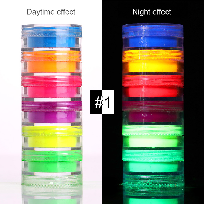 6Box/Set Fluorescen Gradient Nail Glitter Neon Powder Shinny Pigment Dust Power For UV Gel Polish DIY Nail Art Decorations
6Box/Set Fluorescen Gradient Nail Glitter Neon Powder Shinny Pigment Dust Power For UV Gel Polish DIY Nail Art Decorations