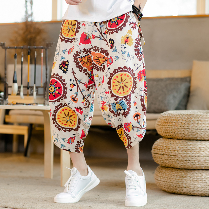 Wave Print Casual Elastic Cartoon Leisure Loose Harem Trousers Unisex Japanese Kimono Haori Pants Asian Men Kimono Yukata, As picture
Wave Print Casual Elastic Cartoon Leisure Loose Harem Trousers Unisex Japanese Kimono Haori Pants Asian Men Kimono Yukata, As picture