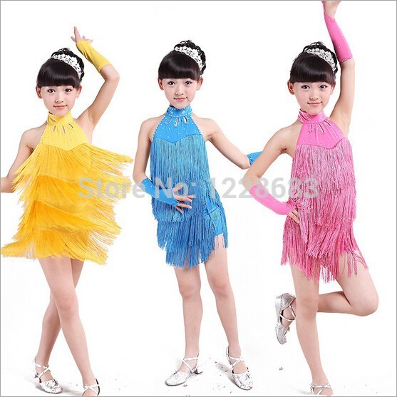 New Children Kids Girls Sequin Fringe Dance Dresses With Fringe Latin Dress, Pink
New Children Kids Girls Sequin Fringe Dance Dresses With Fringe Latin Dress, Pink