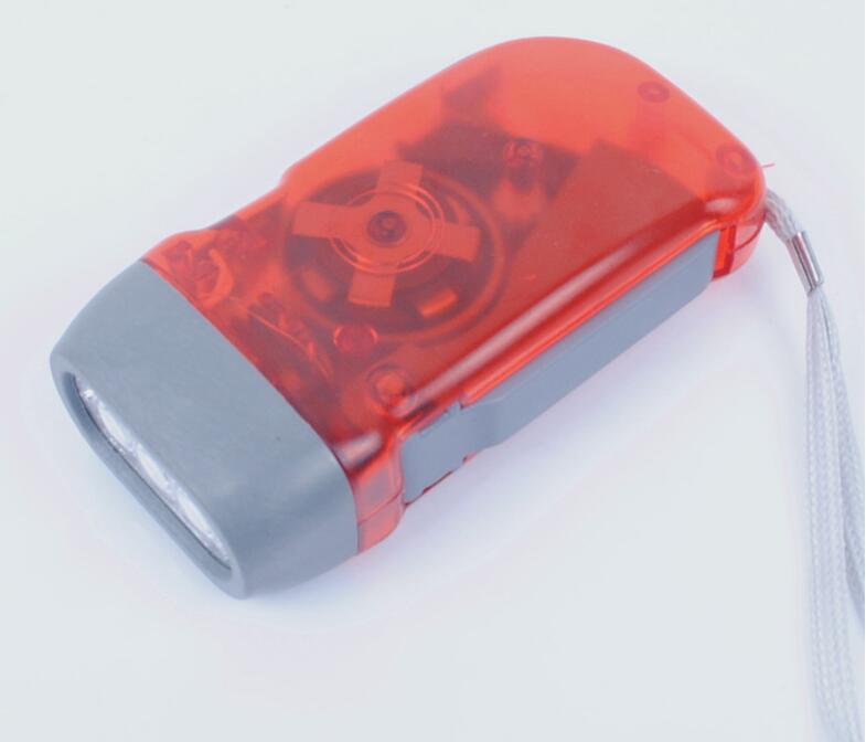 3LED Hand Press Camping light Torches Energysaving Flashlight No Battery Dynamo Night Light Outdoor Hand Press Crank Camping Ligh