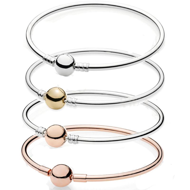 Other Bracelets Classic 925 Sterling Silver Bracelet With Rose Gold Buckle Jewelry DIY Original Charm Women Jewelry,
Other Bracelets Classic 925 Sterling Silver Bracelet With Rose Gold Buckle Jewelry DIY Original Charm Women Jewelry,