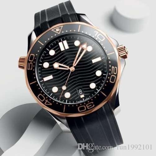 2020 new Fashion 300M Master sports men WristWatches Stainless Steel Automatic Luxury Mens Watches Rubber Strap designer Watch, Slivery;brown
2020 new Fashion 300M Master sports men WristWatches Stainless Steel Automatic Luxury Mens Watches Rubber Strap designer Watch, Slivery;brown