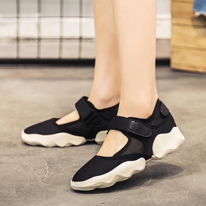 2021 korean casual shoes female summer breathable sandals thick bottom wild mesh womens shoes, Black
2021 korean casual shoes female summer breathable sandals thick bottom wild mesh womens shoes, Black
