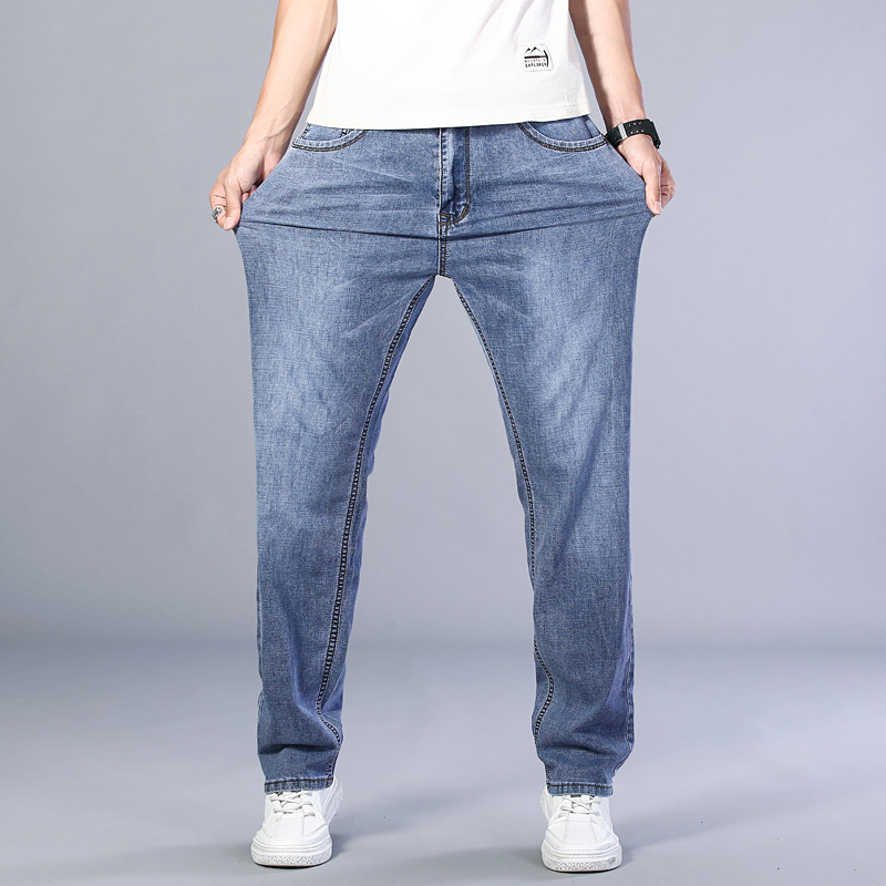 2020 Summer Autumn New Men Jeans Business Elastic Force Fashion Blue Denim Trousers New Men's Smart Casual Classic Stretch Jeans
2020 Summer Autumn New Men Jeans Business Elastic Force Fashion Blue Denim Trousers New Men's Smart Casual Classic Stretch Jeans