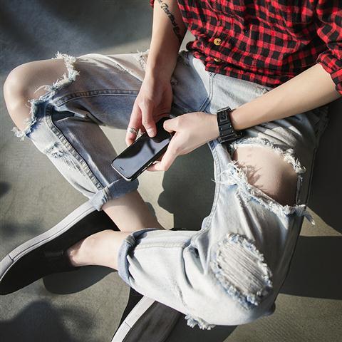 Ins New High Quality Japan Spring Summer Casual Washing Vintage Hip Hop Student Teenagers Thin Ripped Jeans Men Loose Pants Male, Red
Ins New High Quality Japan Spring Summer Casual Washing Vintage Hip Hop Student Teenagers Thin Ripped Jeans Men Loose Pants Male, Red
