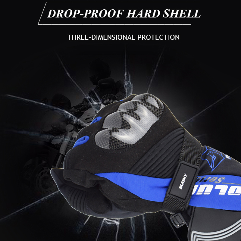 SUOMY Motorcycle Gloves Men 100 Waterproof Windproof Winter Moto Gloves Touch Screen Gant Moto Guantes Motorbike Riding Gloves219