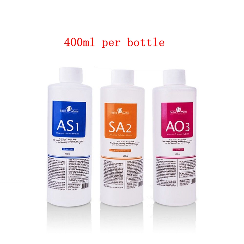Aqua Peel Solution 400ml per bottle Hydra Dermabrasion Facial Cleansing Blackhead Export Liquid Repair Small Bubbles Water Apply to Normal S
Aqua Peel Solution 400ml per bottle Hydra Dermabrasion Facial Cleansing Blackhead Export Liquid Repair Small Bubbles Water Apply to Normal S