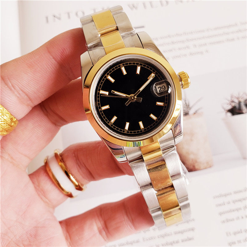 Silver-Gold Women Watch Solid Stainless Steel No Fade 32mm Women Designers Automatic Movement Mechnical Wristwatch Smooth Bezel Clock
Silver-Gold Women Watch Solid Stainless Steel No Fade 32mm Women Designers Automatic Movement Mechnical Wristwatch Smooth Bezel Clock