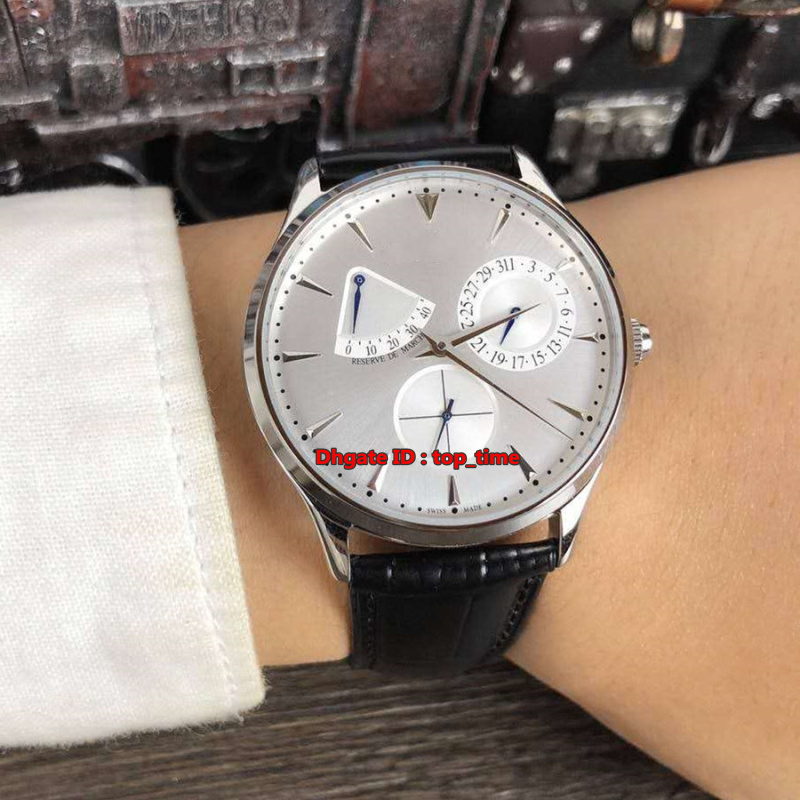 5 style Master Ultra Thin Reserve de Marche Power Reserve 1378420 Automatic Mens Watch Q1378420 Silver Dial Leather Strap Gents Watches
5 style Master Ultra Thin Reserve de Marche Power Reserve 1378420 Automatic Mens Watch Q1378420 Silver Dial Leather Strap Gents Watches