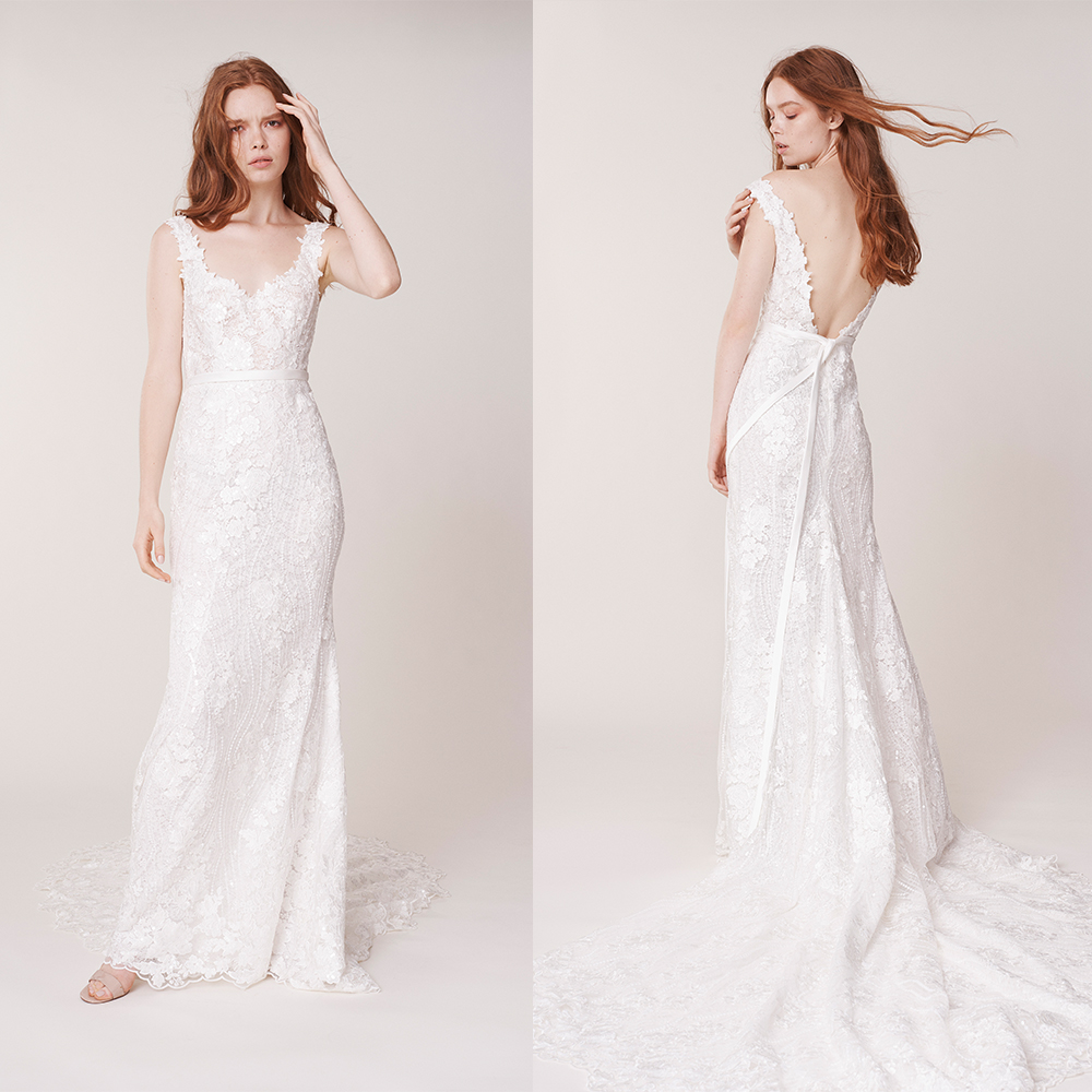 Modern Mermaid Rita Vinieris Wedding Dresses Sweetheart Sleeveles Applique Sequins Sash Tulle Wedding Gown Sweep Train Custom robe de mariée, Hunter
Modern Mermaid Rita Vinieris Wedding Dresses Sweetheart Sleeveles Applique Sequins Sash Tulle Wedding Gown Sweep Train Custom robe de mariée, Hunter