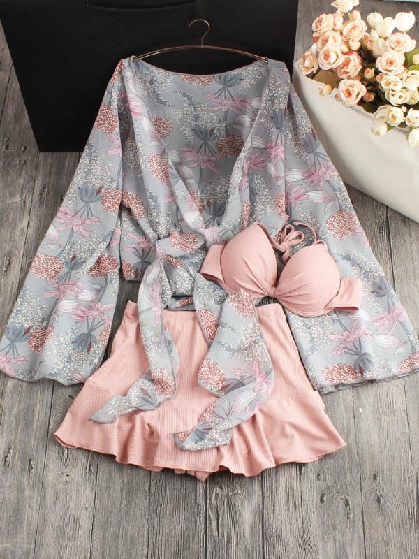 2020 New Women Push Up Three Piece Bikini Set Swimwear Bathing Suit Swim Beach Wear Biquinis Summer Sexy Swimsuit Swimming Suits, As pic
2020 New Women Push Up Three Piece Bikini Set Swimwear Bathing Suit Swim Beach Wear Biquinis Summer Sexy Swimsuit Swimming Suits, As pic
