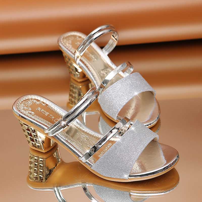 2020 New Sexy Fashion High Square Heel Open Toe Multicolor Casual Multiple ways wear high heels sandals Comfortable women 11B-16, Silver
2020 New Sexy Fashion High Square Heel Open Toe Multicolor Casual Multiple ways wear high heels sandals Comfortable women 11B-16, Silver