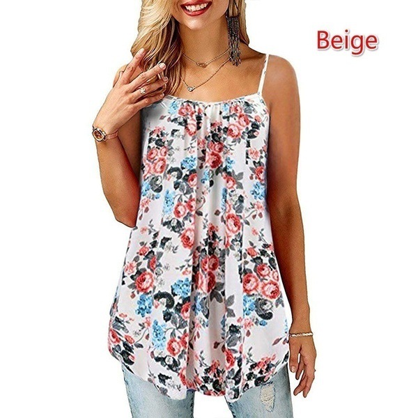 Februaryfrost Plus Size Women Spaghetti Strap Tank Tops Cami Top Flower Print Sleeveless Summer Tops, White
Februaryfrost Plus Size Women Spaghetti Strap Tank Tops Cami Top Flower Print Sleeveless Summer Tops, White