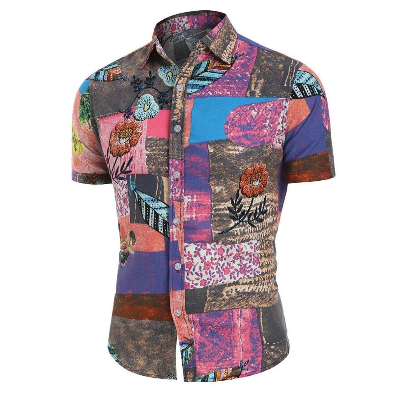 2020 New Male Hawaiian Shirts Fashion Men's Casual Button Hawaii Print Beach Short Sleeve Quick Dry Top Blouse 6.13
2020 New Male Hawaiian Shirts Fashion Men's Casual Button Hawaii Print Beach Short Sleeve Quick Dry Top Blouse 6.13