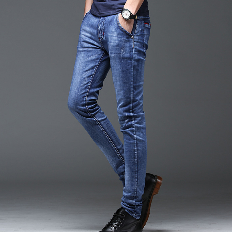 High quality casual fit men jeans men pencil pants slim JEANS New high quality summer long elastic casual pants, Blue
High quality casual fit men jeans men pencil pants slim JEANS New high quality summer long elastic casual pants, Blue