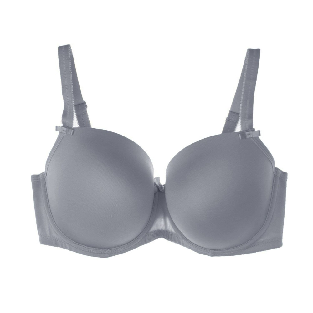 Bras Mierside 655 Women Black/Beige Plus Size Bralette Push Up Solid Color Underwear Sexy Comfortable 36-46 D/DD/DDD/E/F/G