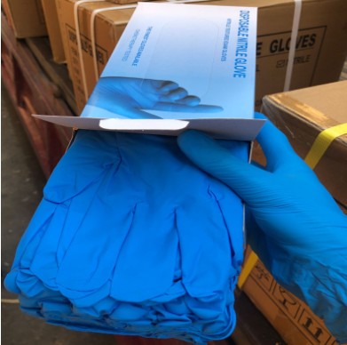 100PCS Disposable Nitrile Gloves Blue Rubber Gloves For Kitchen Cleaning Safety Working Glove Home Garden Cleaning Gloves Wholesale in stock