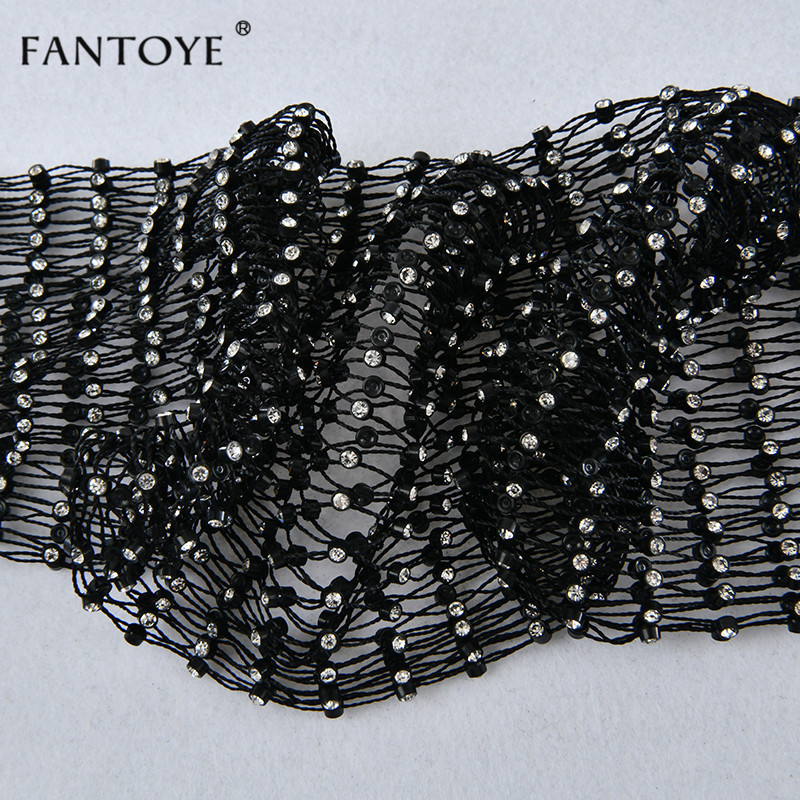 Fantoye Crystal Diamond Mesh Pants Women Sexy Summer Hollow Out Transparent Loose Long Fishnet Pants 2019 New BeachWear Trousers T200103