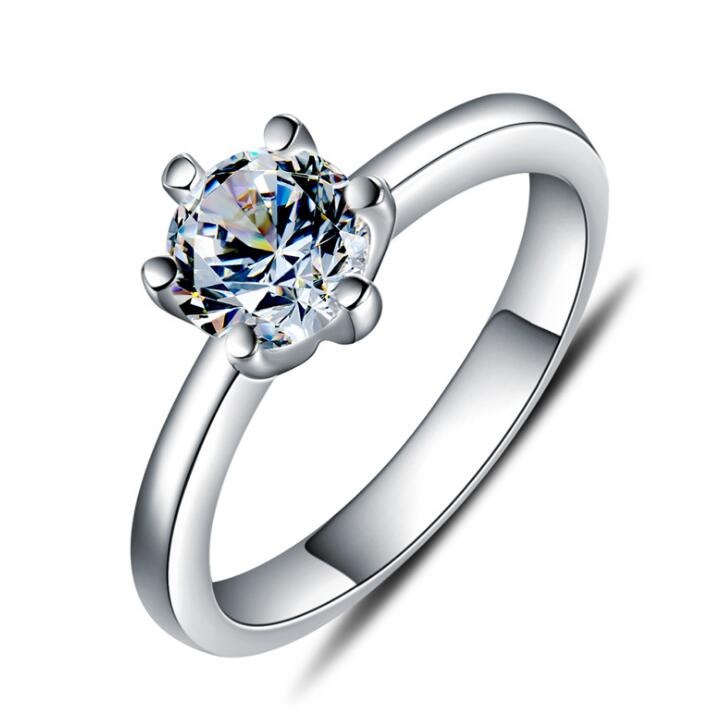 Romantic Wedding Engagement Solitaire Rings for Women Girls Real 925 Sterling Silver 1ct Imitation Diamond Bijoux Jewelry Wholesale China
Romantic Wedding Engagement Solitaire Rings for Women Girls Real 925 Sterling Silver 1ct Imitation Diamond Bijoux Jewelry Wholesale China