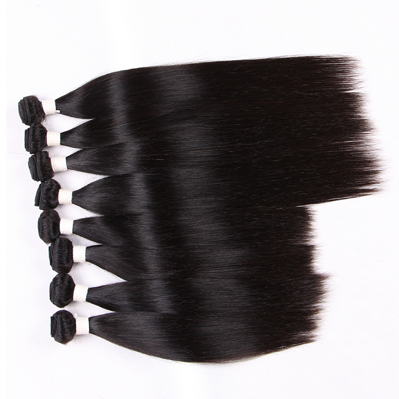 1kg Factory Price Brazilian Straight Virgin Hair Peruvian Cambodian Mongolian Malaysian Raw Virgin Indian Human Hair Weft Bundles 10-28 inch