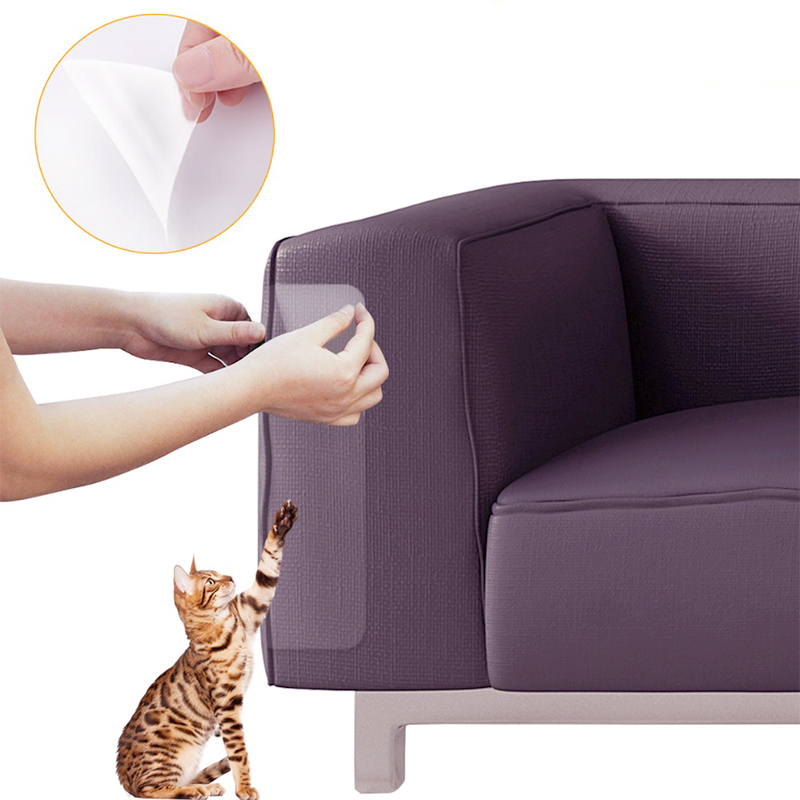 2Pc/set Pet Cat Scratch Guard Mat Couch Guard Sofa Cat Claw Protect Pads Cats Scratching Furniture For Upholstery Leather Chairs