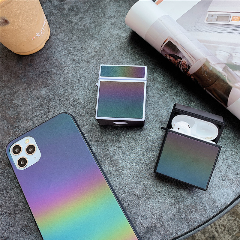 For Apple Airpods pro 3 2 1 Air Pods 3D Cute Bling Reflective Square Wireless Bluetooth Earphone Accessories for Apple iPhone11 pro max case
For Apple Airpods pro 3 2 1 Air Pods 3D Cute Bling Reflective Square Wireless Bluetooth Earphone Accessories for Apple iPhone11 pro max case