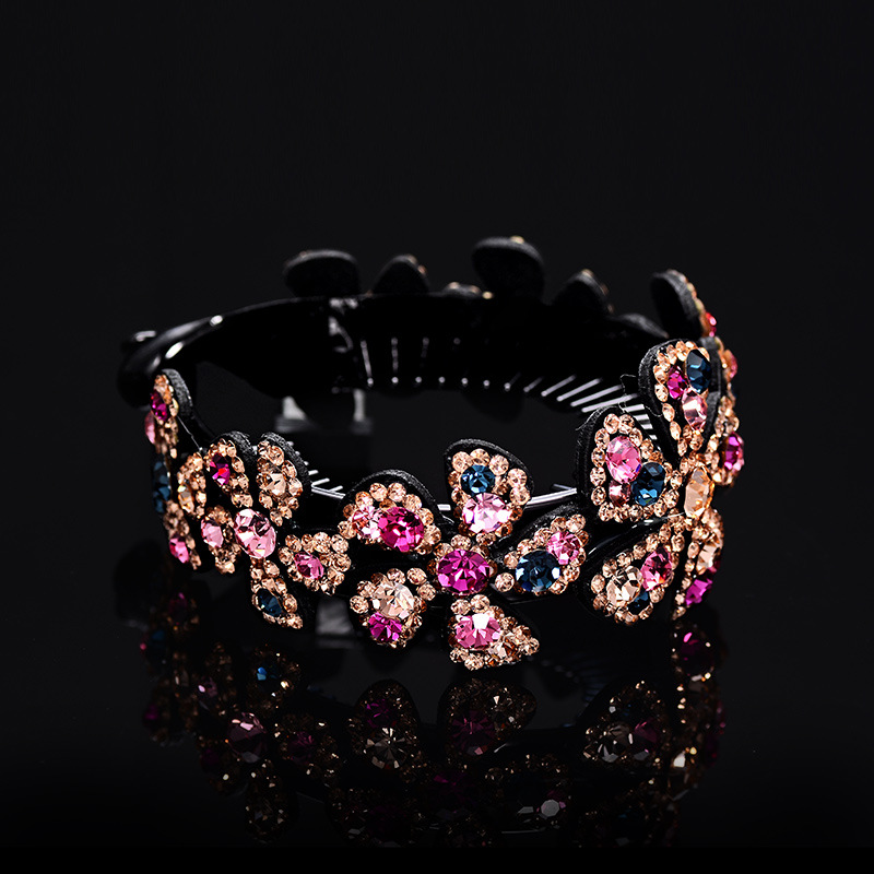 New Meatball Hair Accessories Women Hair Claws Headwear Rhinestone Flower Hairpin Bird Nest Floral Twist Clip 10 Colors Large Size
New Meatball Hair Accessories Women Hair Claws Headwear Rhinestone Flower Hairpin Bird Nest Floral Twist Clip 10 Colors Large Size