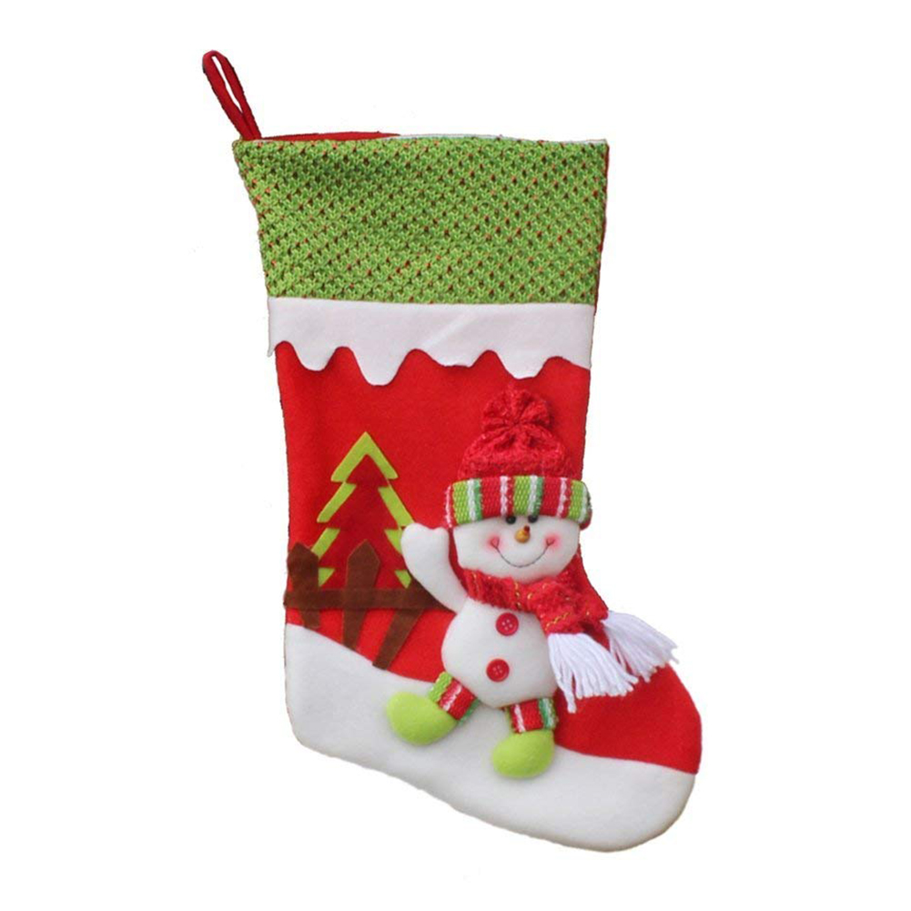 Snowman Pattern Christmas Stocking Creative Socks Gift Bag Lovely Hanging Ornament Decoration Christmas Accessory-45Cm 1Pc Color
Snowman Pattern Christmas Stocking Creative Socks Gift Bag Lovely Hanging Ornament Decoration Christmas Accessory-45Cm 1Pc Color