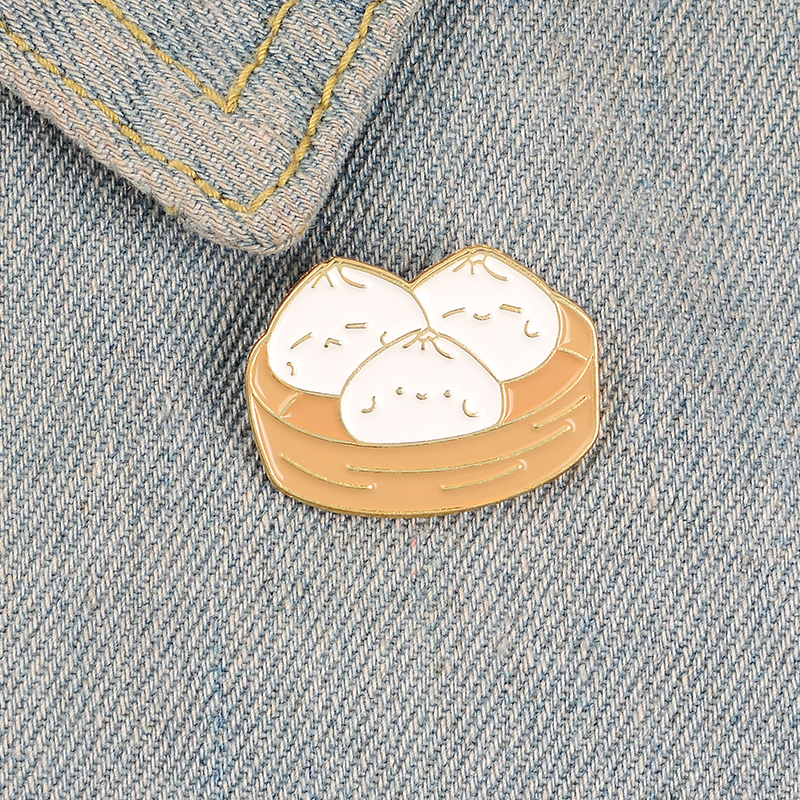 Cartoon bun enamel pins brooches for women cute steamer badge Kitchen supplies lapel pin clothes backpack fashion jewelry gift for girll, Gray
Cartoon bun enamel pins brooches for women cute steamer badge Kitchen supplies lapel pin clothes backpack fashion jewelry gift for girll, Gray