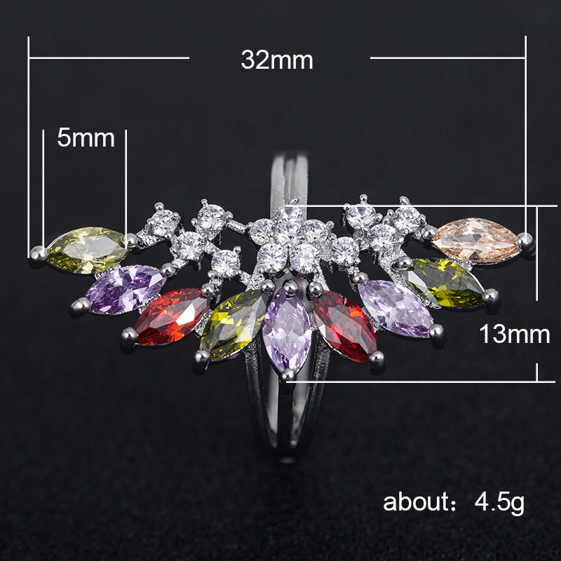 Creative Flying Wings Engagement Rings for Women Trendy Colorful Zircon Banquet Party Rings Bride Jewelry Gift for Girlfriend
Creative Flying Wings Engagement Rings for Women Trendy Colorful Zircon Banquet Party Rings Bride Jewelry Gift for Girlfriend