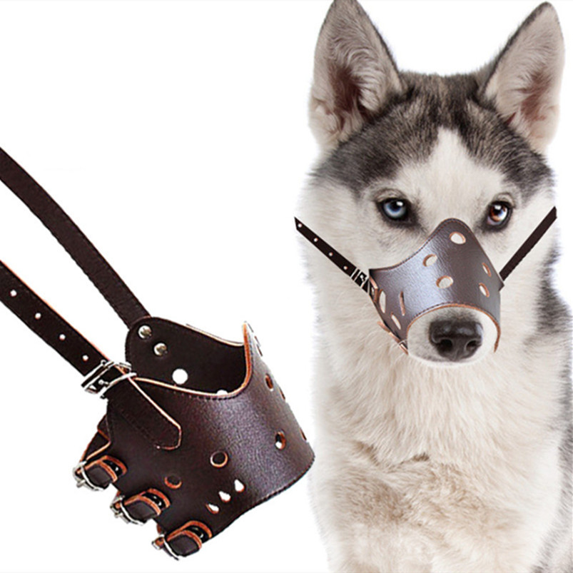 Wholesale Dog Collars & Leashes protective bite pet supplies leather adjustable hole PU Avoid dog bites soft comfortable free shipping 0139
Wholesale Dog Collars & Leashes protective bite pet supplies leather adjustable hole PU Avoid dog bites soft comfortable free shipping 0139