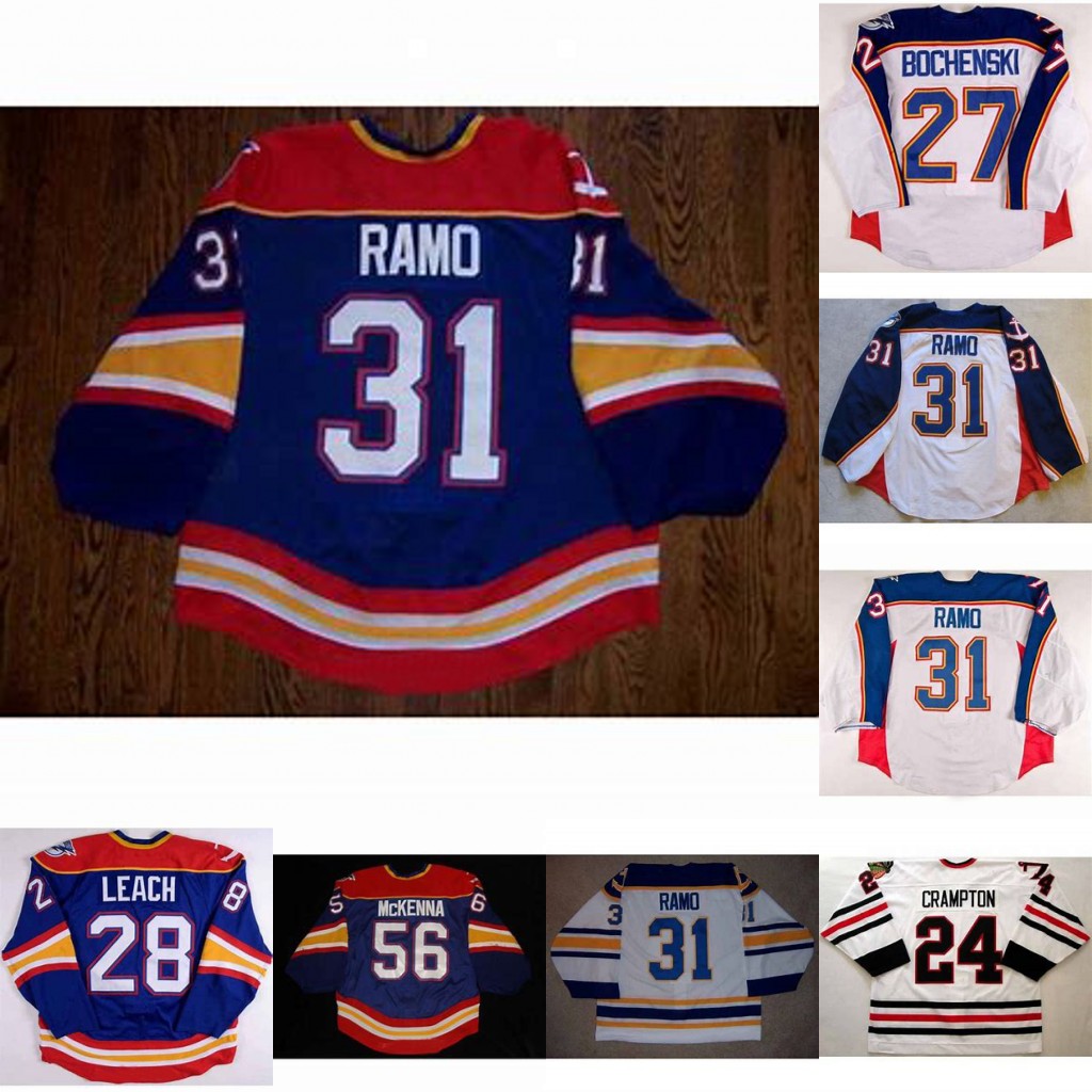 Norfolk Admirals 1 Adam Munro 56 Mike McKenna 28 Jay Leach 24 Steven Crampton 12 Jack Skille 31 Karri Ramo 35 Jonathan Boutin Hockey Jersey
Norfolk Admirals 1 Adam Munro 56 Mike McKenna 28 Jay Leach 24 Steven Crampton 12 Jack Skille 31 Karri Ramo 35 Jonathan Boutin Hockey Jersey